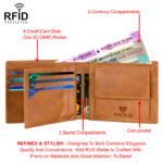 Walrus Daniel Beige Nature Friendly Vegan Leather Bi Fold Men Wallet