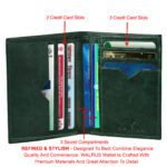 Walrus Color Green Nature Friendly Vegan Leather Card Holder