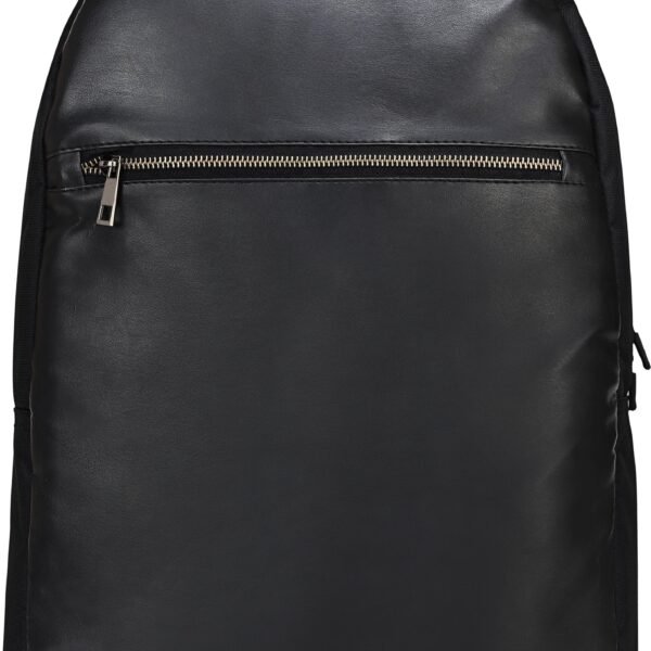 Walrus Veteran Series Black Vegan Leather Backpack With Laptop Compartment