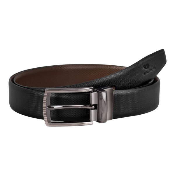 Walrus Elite Series Natural Leather Black And Brown Free Size Formal Men Belt