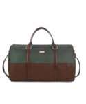 Walrus Anush Vegan Leather Travel Duffel Bag – 1 Main Compartment, 2 Inner Open Pockets, 1 Inner Zip Pocket, Zip Closure, Detachable Strap, 42x22x22 cm, Unisex Bag