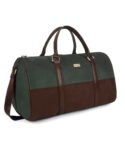 Walrus Anush Vegan Leather Travel Duffel Bag – 1 Main Compartment, 2 Inner Open Pockets, 1 Inner Zip Pocket, Zip Closure, Detachable Strap, 42x22x22 cm, Unisex Bag