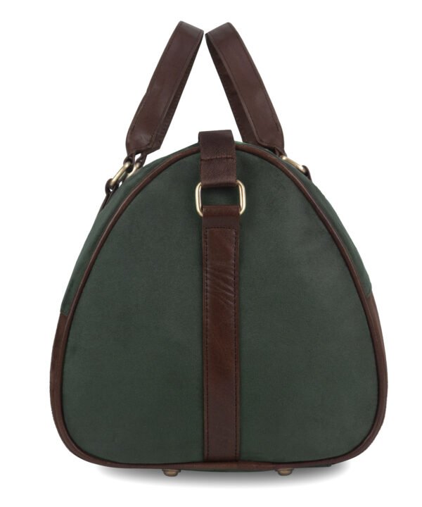 Walrus Anush Vegan Leather Travel Duffel Bag – 1 Main Compartment, 2 Inner Open Pockets, 1 Inner Zip Pocket, Zip Closure, Detachable Strap, 42x22x22 cm, Unisex Bag