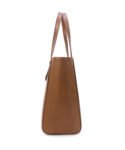 Walrus Aristocrat Series Tan Vegan Leather Women TOTE Handbag with 2 Handle | Women's Work & Travel Bag | Tan | 2 Handles | Inner Pockets | Stylish Everyday Carry | Professional & Casual Chic