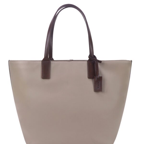 Walrus Elite V Series Tan Vegan Leather Women Tote Handbag with Hook Closure | Women's Minimalist Work & Casual Bag | Hook Closure | Everyday Carry- Professional & Casual Chic