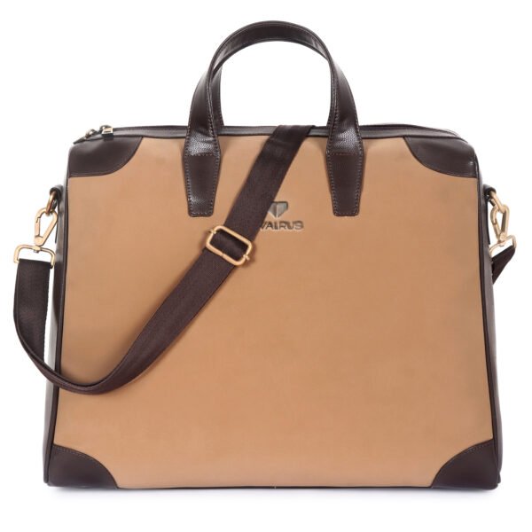 Walrus Aristocrat II Series Brown Vegan Leather Travelling Duffle Bag