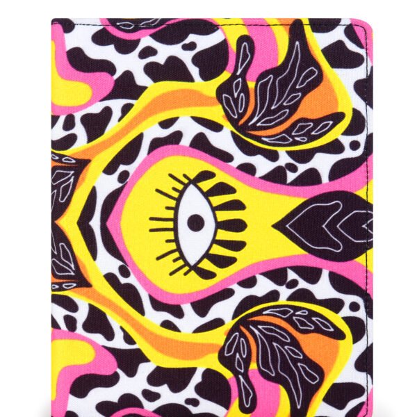 Walrus Bonded Canvas Fabric Art Series Multicolour Car Document Holder Owner Manual, Document Storage for Registration & Insurance Card, Driving Licence, RC Book