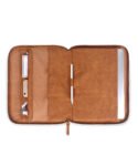 Walrus Vegan Leather Retro II Series Black & Tan Office folder for Multifunctional 24 File Sleeve for Home, Office, and School Use: Holds A4 Professional Files and Folders, Certificates, and Legal-Size Documents
