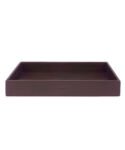 Walrus Premium Combo – Faux Leather Tray Organizer, Wooden Tissue Box & Coaster Set | Desk Organizer for Office/Home | Multipurpose Storage & Dining Table Accessories (Set of 4)