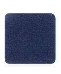 Walrus Blue Denim Fabric & Wooden Base Designer Tea Coaster Set of 4 | 10x10 cm | For Tea/Coffee Cups, Mugs, Beer Cans, Bar Glasses | Heat-Resistant | Premium Drink Coasters for Office & Dining Table Decor