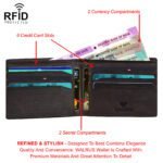 Walrus Veteran III Brown Nature Friendly Vegan Leather Bi Fold Men Wallet
