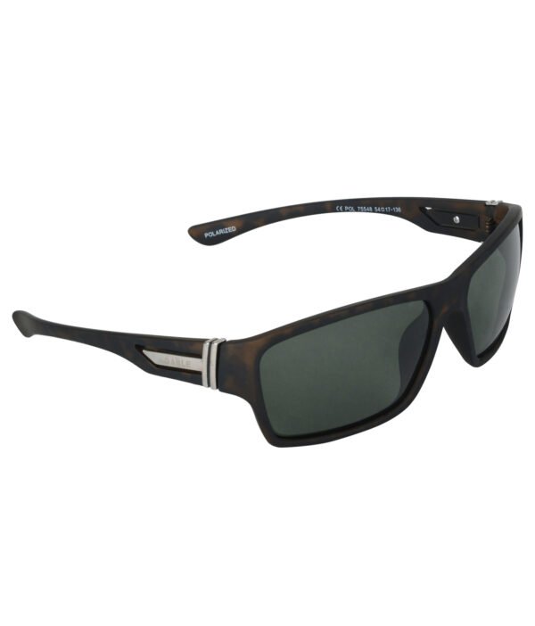 Laurels Gable II Series Black Sports Shape Polarized Sunglass For Men