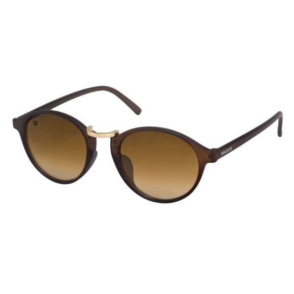 Walrus James II Series Brown Oval Men Sunglass
