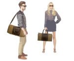 Walrus Duffle Series Brown Vegan Leather Travelling Duffle Bag