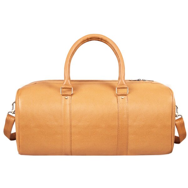 Walrus Animal II Series Beige Vegan Leather Travelling Duffle Bag