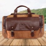 Walrus Traveller Series Brown Vegan Leather Travelling Duffle Bag