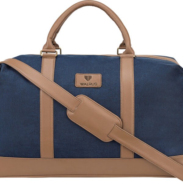 Walrus Easygo Series Blue Matte Fabric Travelling Duffle Bag