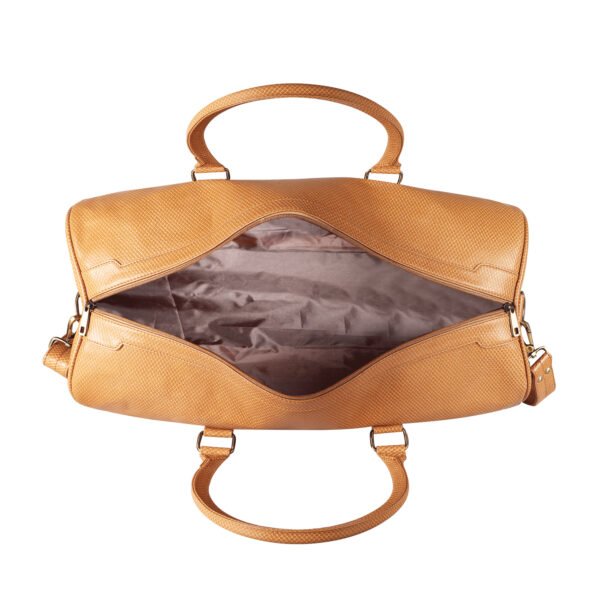 Walrus Animal II Series Beige Vegan Leather Travelling Duffle Bag