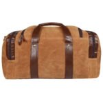 Walrus Traveller Series Brown Vegan Leather Travelling Duffle Bag