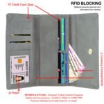 Walrus Berlin Series Grey Vegan Leather Women Clutch