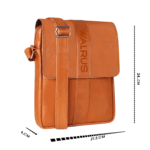 Walrus Classic Gold Silver Synthetic Leather Sling Bag