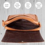 Walrus Classic Gold Silver Synthetic Leather Sling Bag