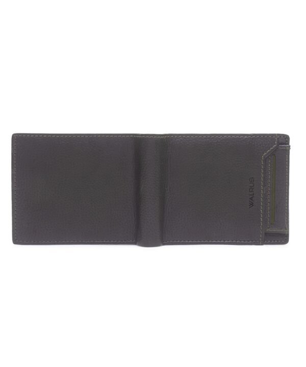 Walrus Brown Color Nature Friendly Vegan Leather Bi Fold Bi Fold Men Wallet