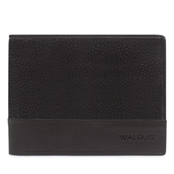 Walrus Brown Color Nature Friendly Vegan Leather Bi Fold Men Wallet