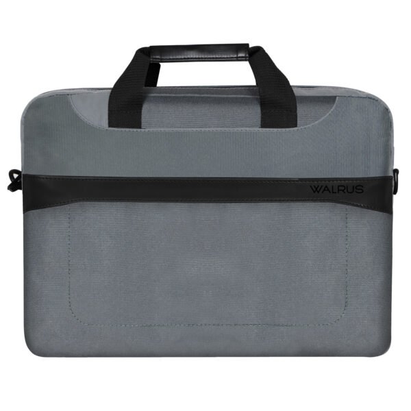 Walrus Easygo Series Grey Matte 15.6 Inch Laptop Messenger Bag With Laptop Compartment