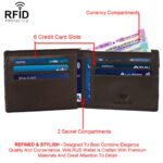 Walrus Brown Color Nature Friendly Vegan Leather Bi Fold Bi Fold Men Wallet