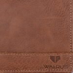 Walrus Zipper IV Brown Nature Friendly Vegan Leather Zipper Men Wallet
