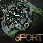 Walrus Green Analog Digital Wrist Watch For Men