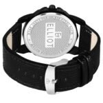 Walrus Black Dial Analog Leather Strap Wrist Watch For Men