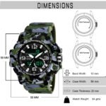 Walrus Green Analog Digital Wrist Watch For Men