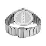 Walrus Black Dial Analog Day Date Function Metal Chain Wrist Watch For Men With PUSH Button Lock