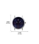 Walrus Multicolor Dial Analog Leather Strap Wrist Watch For Men