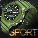 Walrus Green Analog Digital Wrist Watch For Men