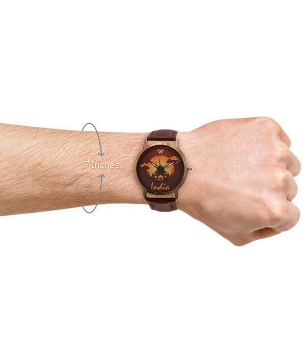 Walrus Multicolor Dial Analog Leather Strap Wrist Watch For Men