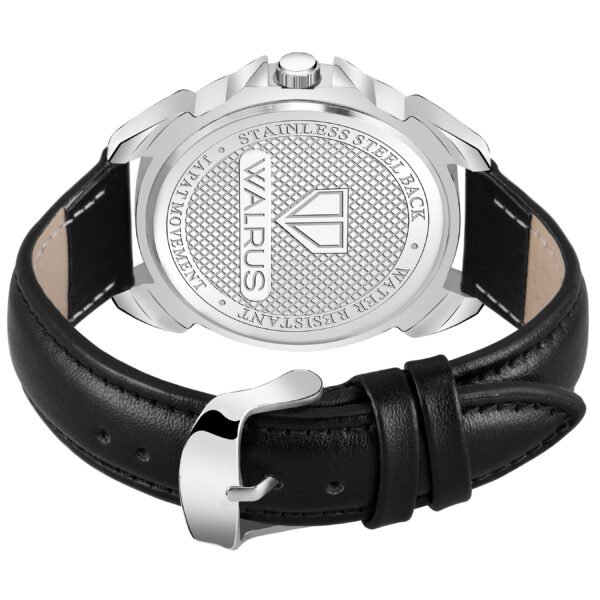 Walrus Invictus XXXI Series Black Dial Wrist Watch For Men With Day & Date Function