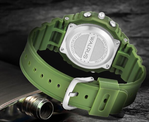 Walrus Green Analog Digital Wrist Watch For Men
