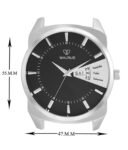 Walrus Invictus II Series Black Dial Wrist Watch For Men With Day & Date Function
