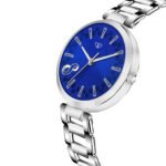 Walrus Alice VII Series Blue Dial Metallic Wrist Watch For Women