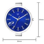 Walrus Alice VII Series Blue Dial Metallic Wrist Watch For Women