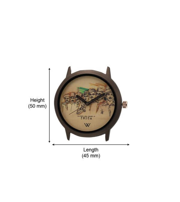 Walrus Multicolor Dial Analog Leather Strap Wrist Watch For Men