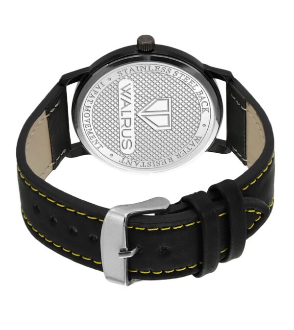Walrus Multicolor Dial Analog Leather Strap Wrist Watch For Men