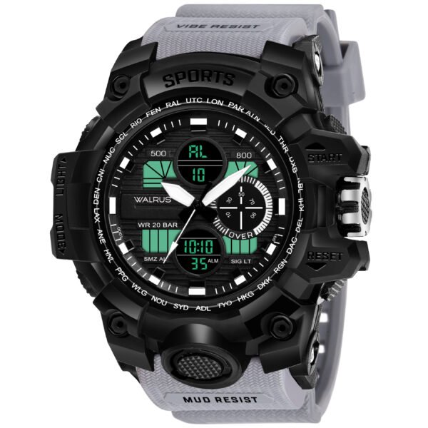 Walrus Black Analog Digital Wrist Watch For Men