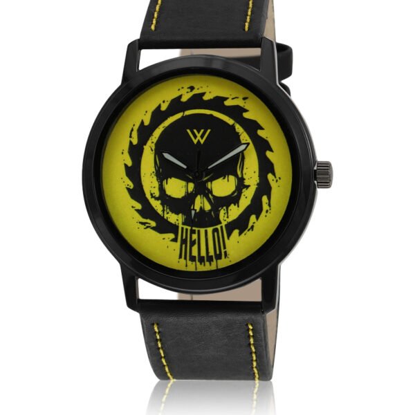 Walrus Multicolor Dial Analog Leather Strap Wrist Watch For Men