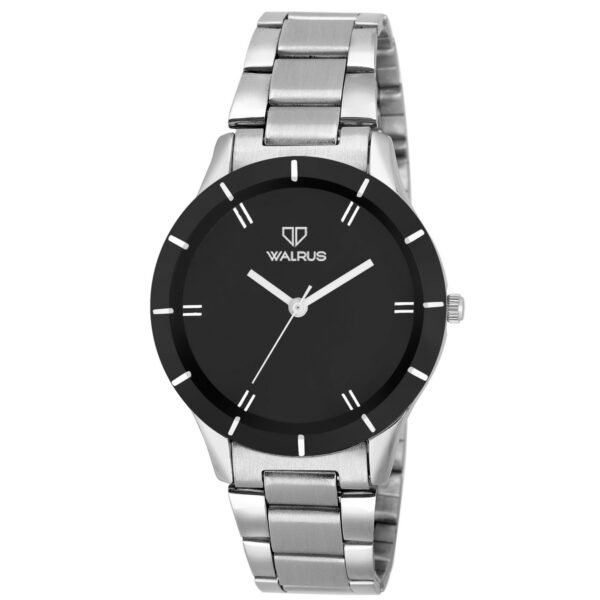 Walrus Colors II Series Black Dial Metallic Wrist Watch For Women