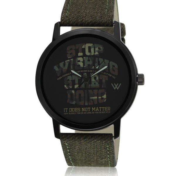 Walrus Multicolor Dial Analog Leather Strap Wrist Watch For Men