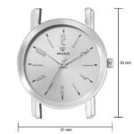 Walrus Silver Dial Analog Metal Chain Wrist Watch For Women
